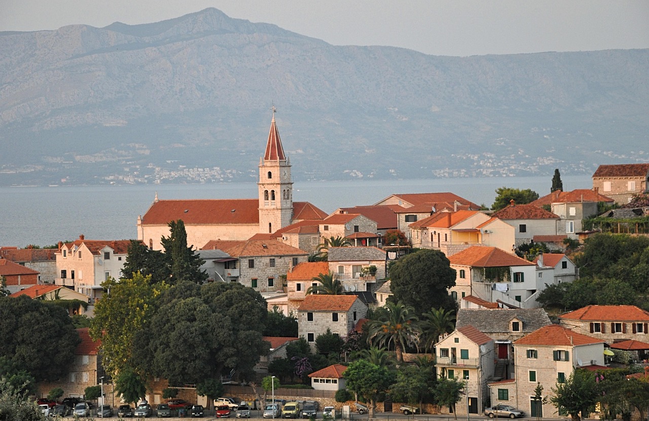 postira, adria, sea, croatia, travel, water, tourism, nature, in europe, dalmatia, architecture, city, vacations, island